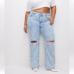 Good American Light Blue High Rise Jeans